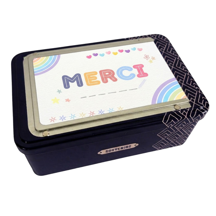 Coffret cadre photo - bleu