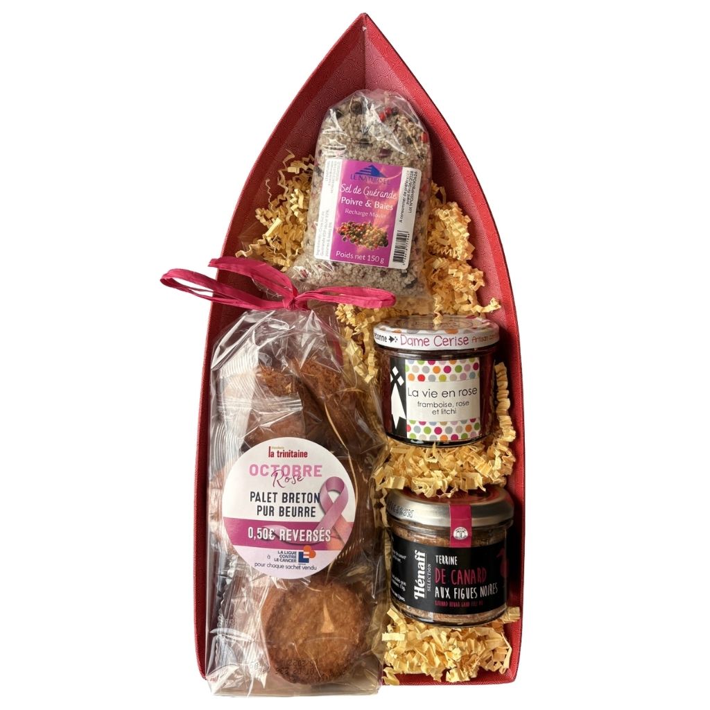 Panier Octobre Rose - Gourmandise &amp; solidarité réunies !