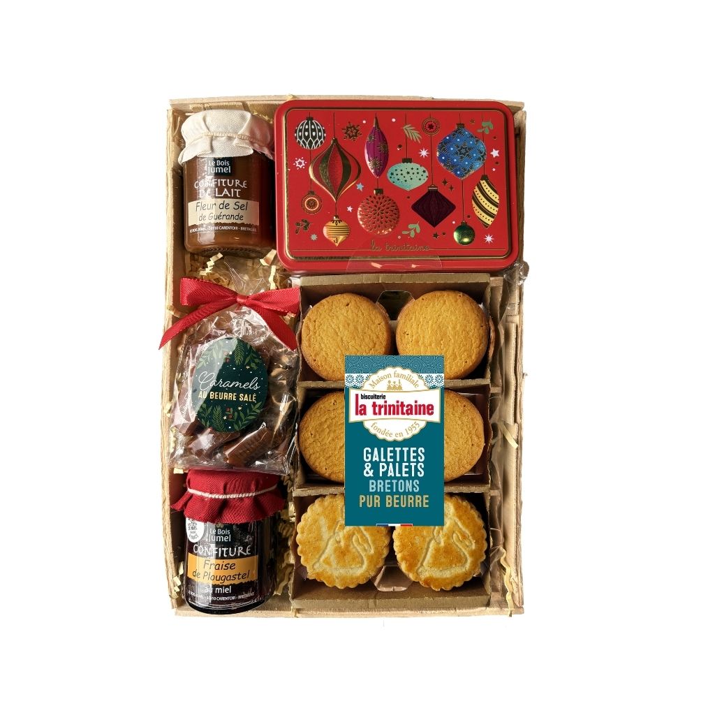 Panier garni breton de Noël – Biscuits et douceurs