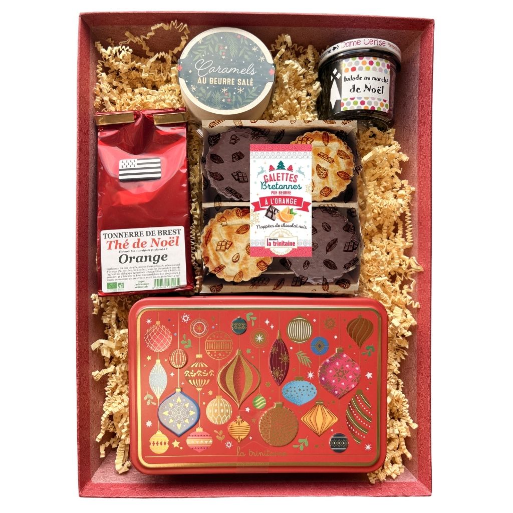 Panier garni breton de Noël – Douceurs et biscuits de fête