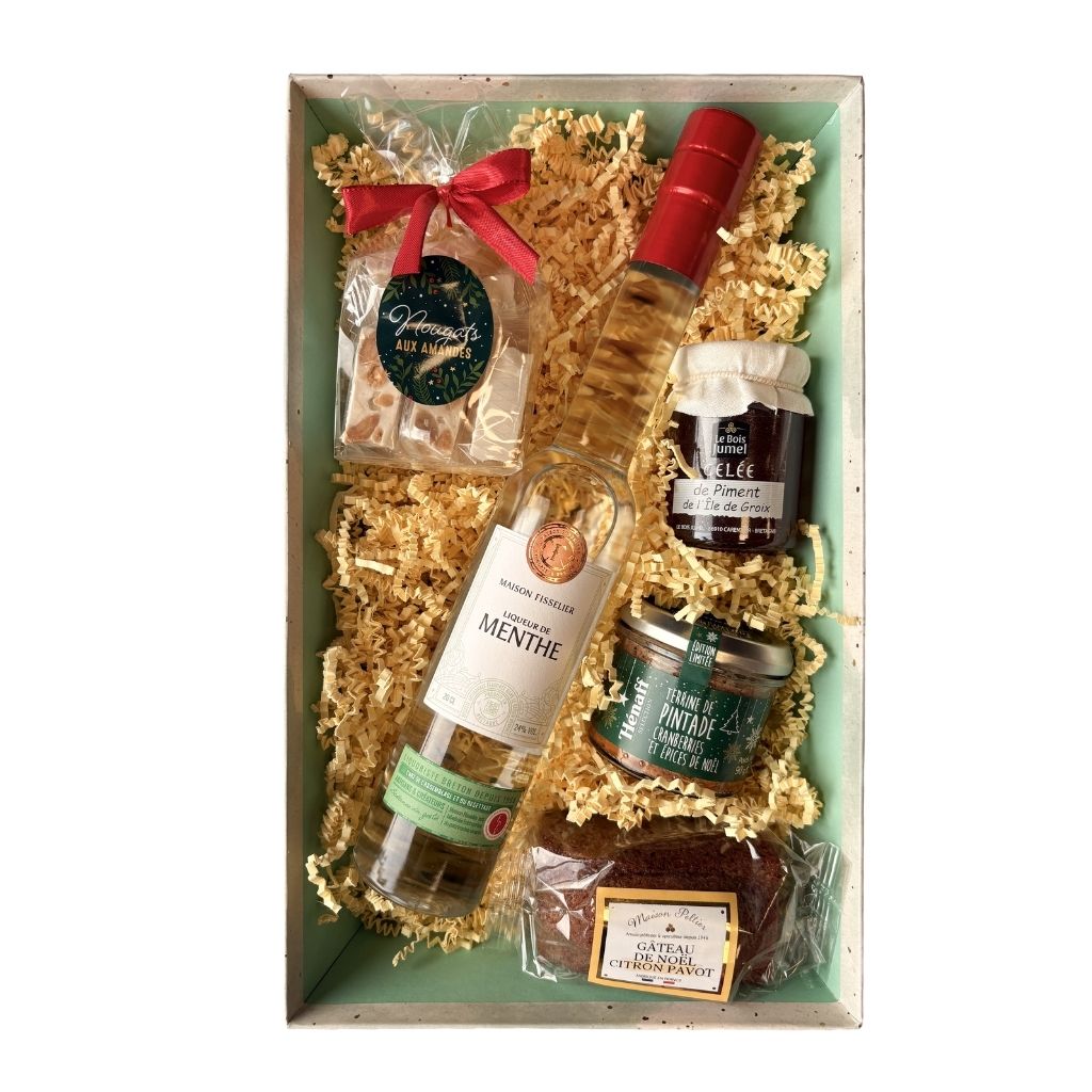 Panier garni breton de Noël – Saveurs et découvertes gourmandes