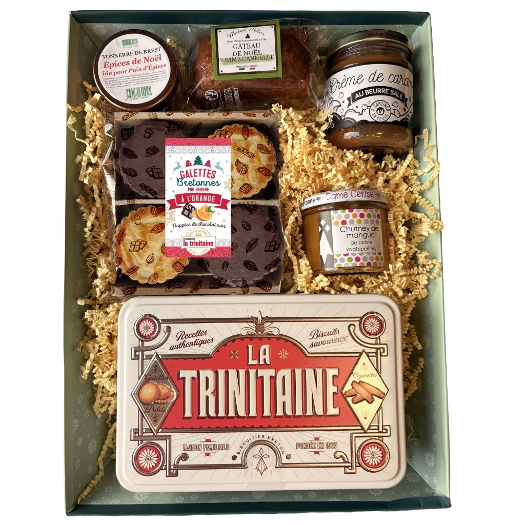 Panier garni breton de Noël – Tradition et gourmandises