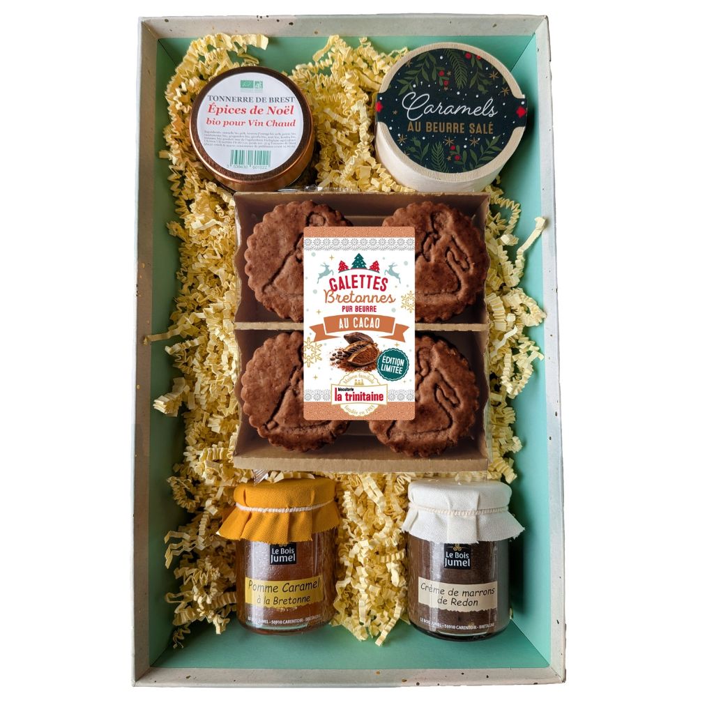 Panier gourmand de Noël – Douceurs d&