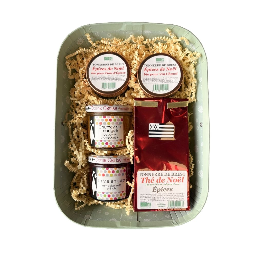 Panier gourmand de Noël – Les douces soirées d’Hiver
