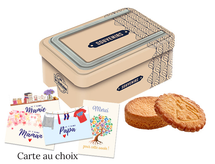 Coffret cadre photo - beige