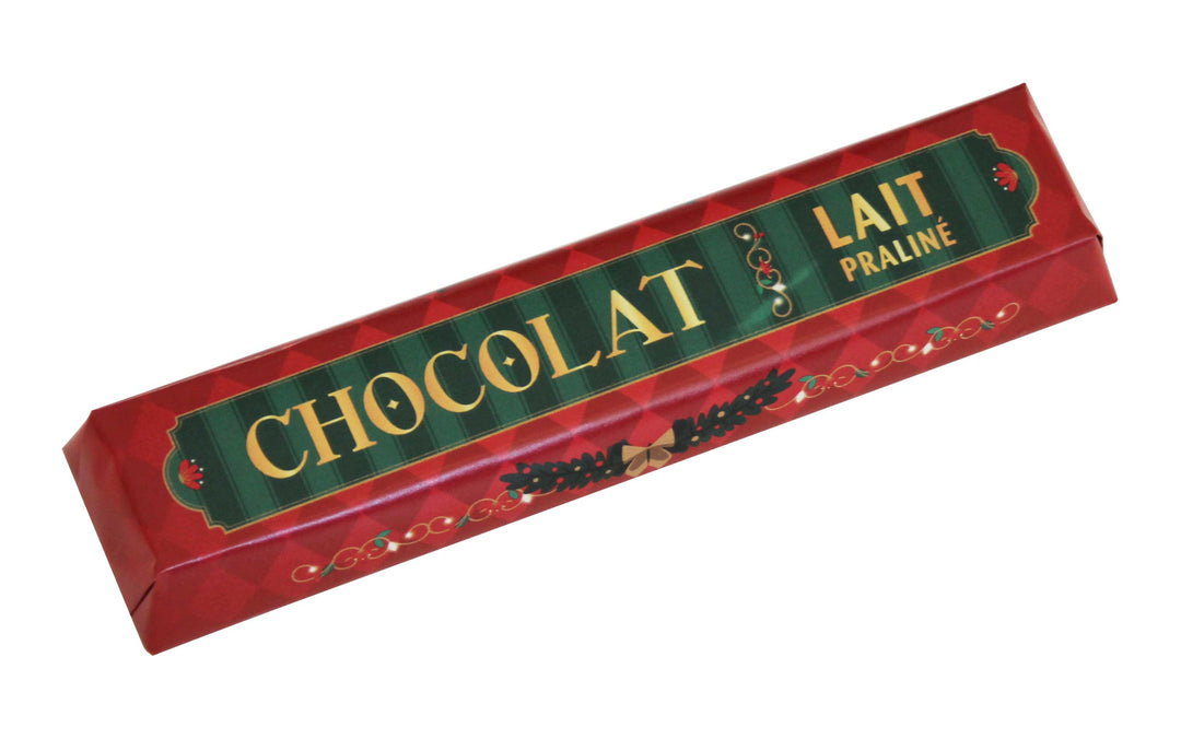 Chocolat de Noël au Lait Praliné – 45 g