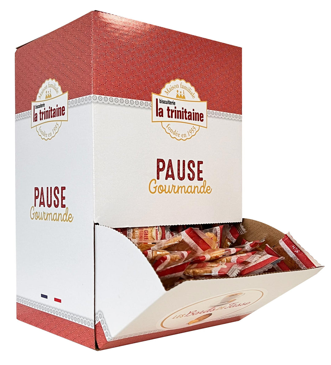 Boîte distributrice « Bord de tasse » – Environ 300 mini galettes pur beurre