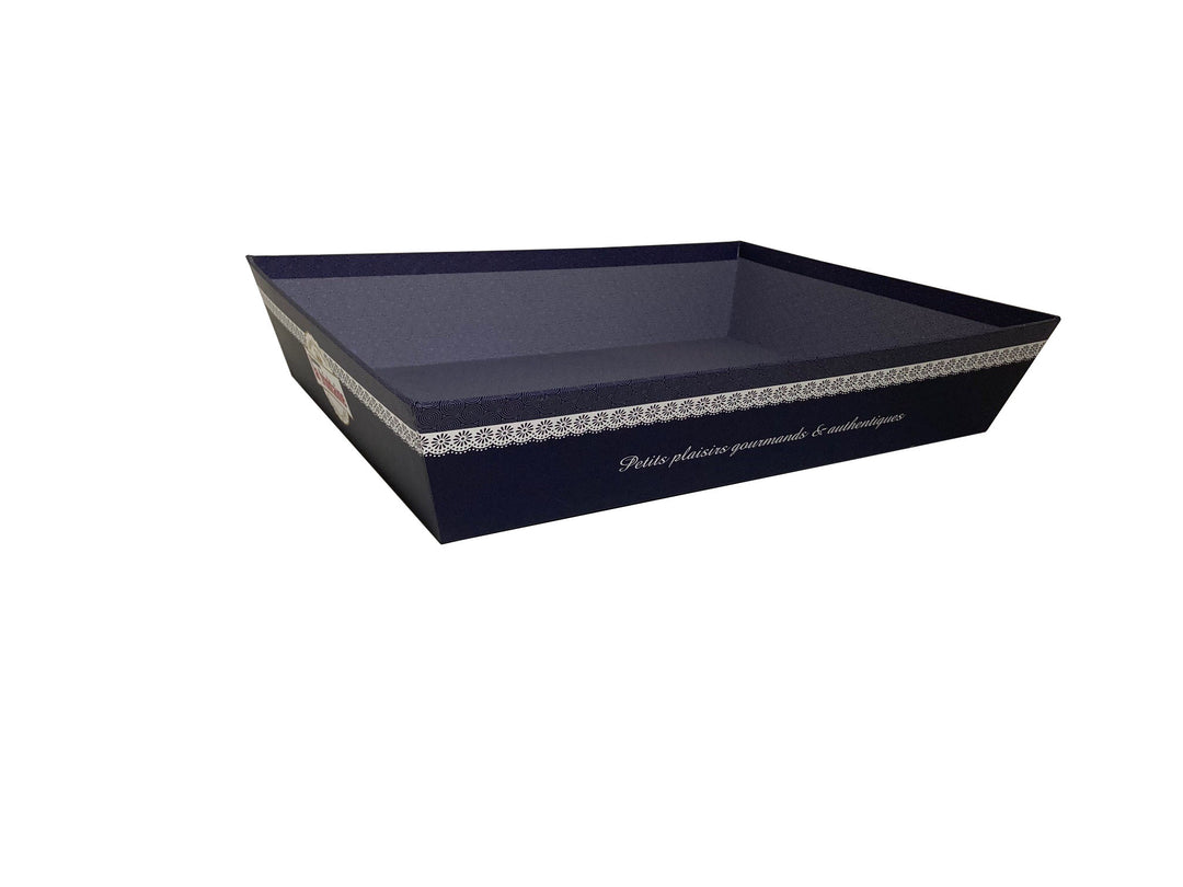 Corbeille bleue 33 × 20 × 7 cm