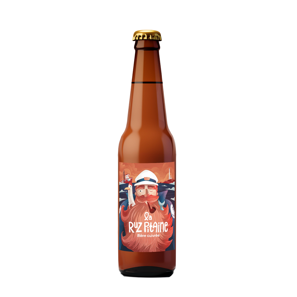 Bière Ambrée Ruz Pitaine Bio – 33 cl