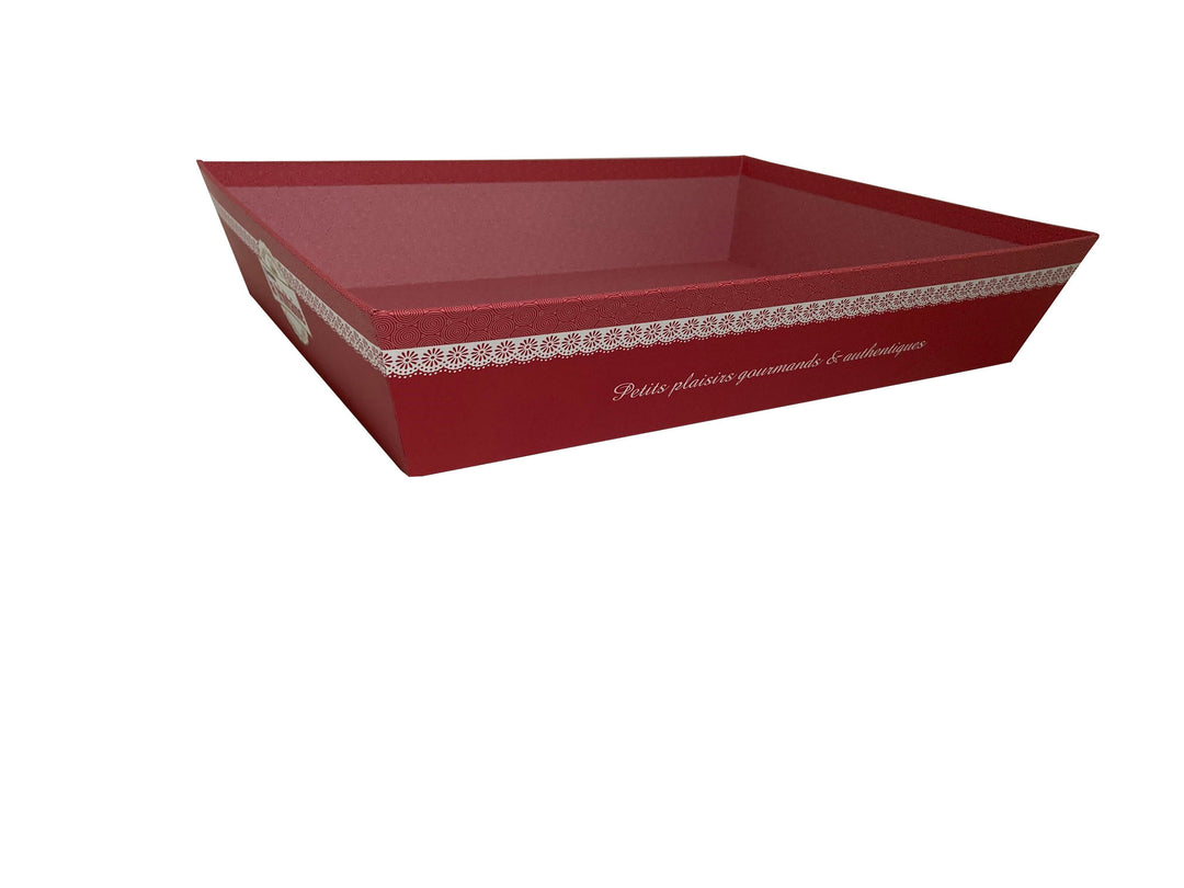 Corbeille Trinitaine rouge 36*27*7