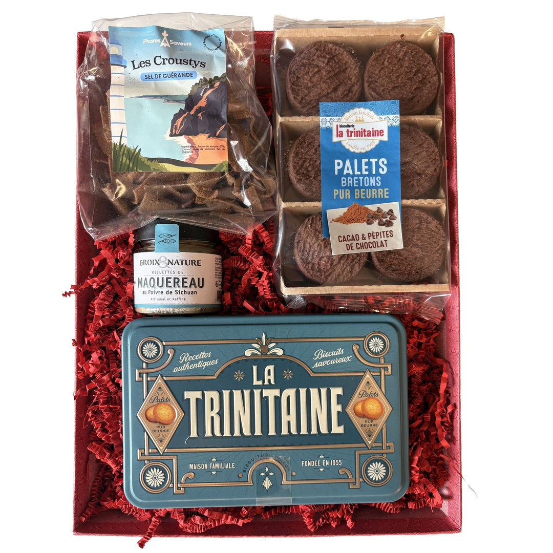 Panier Cadeau Gourmand-Escale Sucrée-Salée de Bretagne