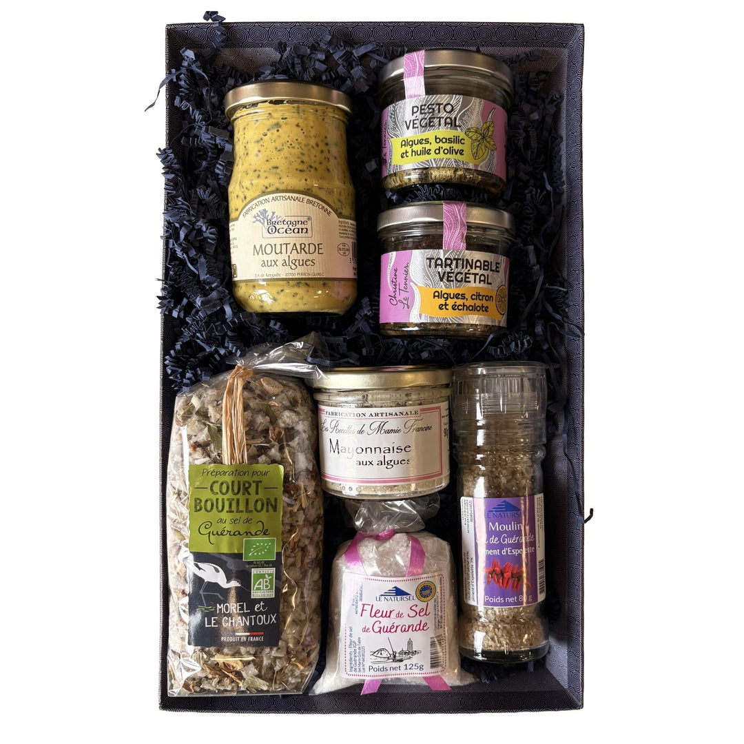 Coffret Épicerie Salée -Trésors Iodés &amp; Sel de Guérande
