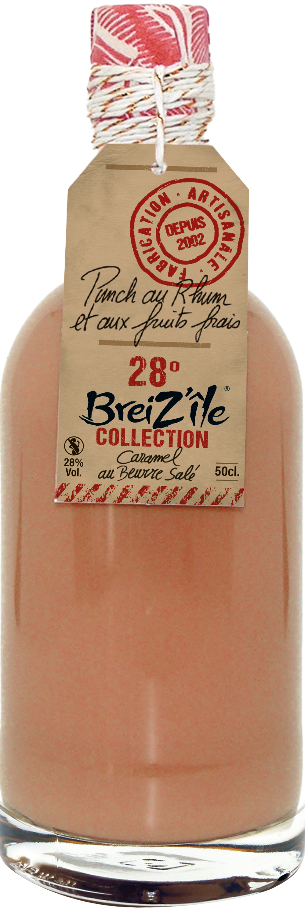 Punch au Rhum et caramel au beurre salé 28° – 50 CL