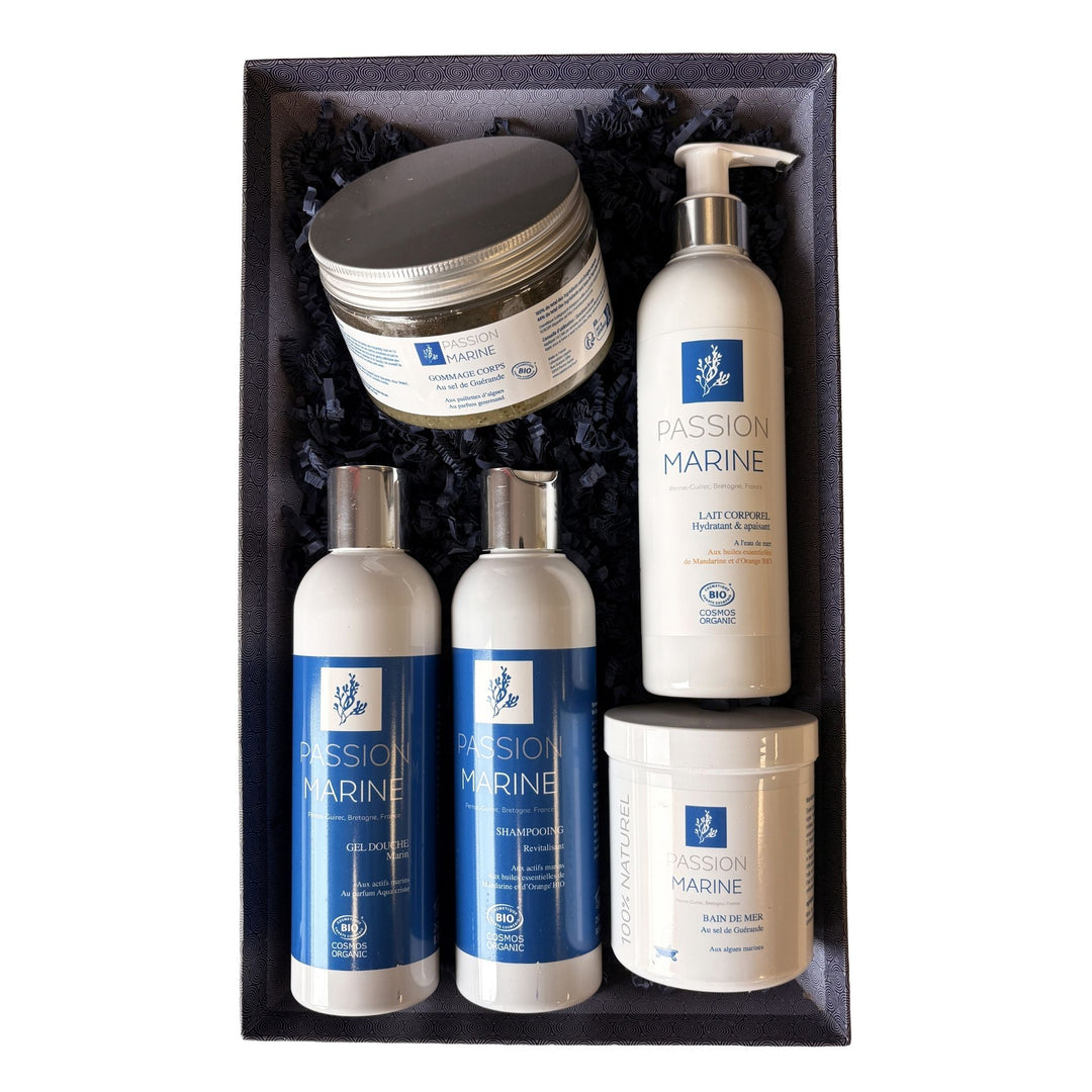 Coffret Soin Breton Bio : Cosmétique Marine &amp; Sel de Guérande