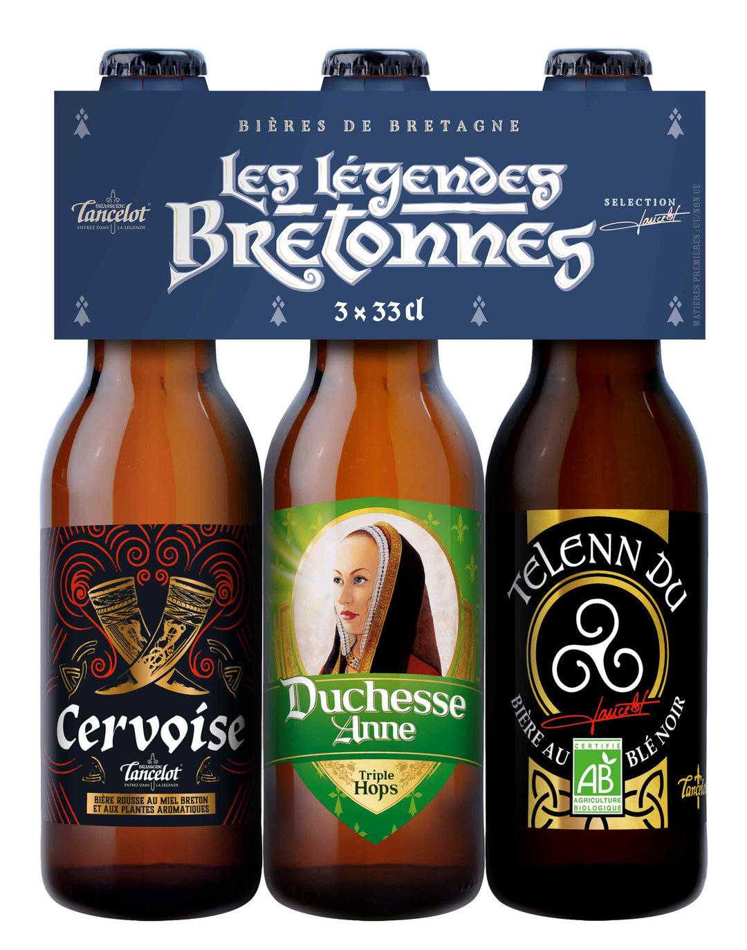 Tripack Lancelot Cervoise 3x33 cl