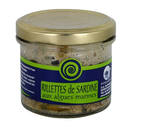 Rillettes de sardines aux algues marines – Crustarmor