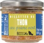 Rillettes de thon blanc au poivre vert