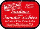Sardines aux tomates séchées et à l'huile d'olive vierge extra