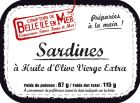 Sardines à l'huile d'olive vierge extra