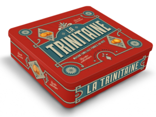 Coffret 1/4 Fer Vintage rouge 