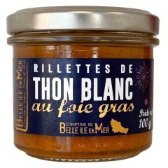 Rillettes de thon au foie gras festives