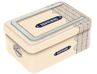 Coffret cadre photo - beige 