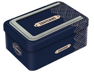 Coffret cadre photo - bleu