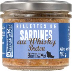 Rillettes de sardine au whisky de Belle-île