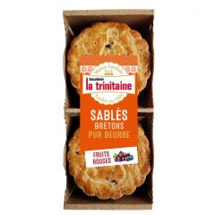 Sablés bretons pur beurre aux fruits rouges