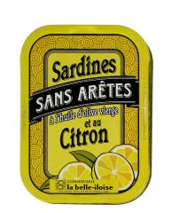 Sardines Sans Arêtes à l'Huile d'Olive & Citron "Belle Iloise"