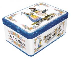 Mini-coffret "Faïence couple fleurs"