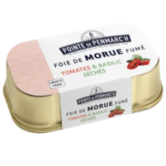 Foie de Morue Fumé – Tomates & Basilic Séchés
