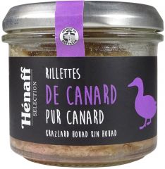 Rillettes de canard "pur canard" Hénaff