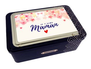 Coffret cadre photo - bleu