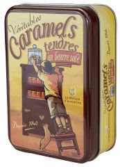 Boîte métal caramels au beurre salé "Il était une fois..."