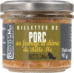 Rillettes de porc au fromage de chèvre de Belle-île