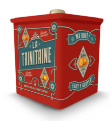  SEAU CARRE VINTAGE ROUGE
