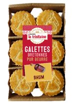 galettes bretonnes au rhum 