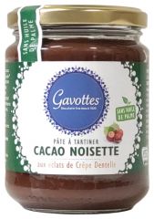 Pâte à tartiner cacao, noisettes & éclats de crêpes dentelle Gavotte