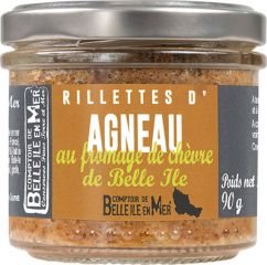 Rillette d'agneau et fromage de chèvre de Belle-île