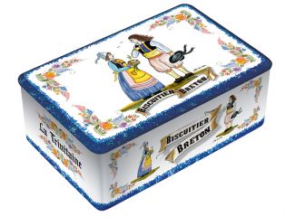 Coffret Faïence Couple Fleur