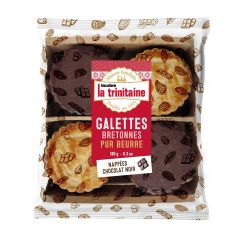 Galettes bretonnes    nappées chocolat noir