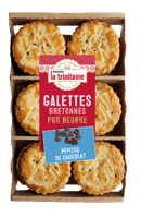 Galettes bretonnes pur beurre aux pépites de chocolat
