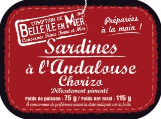 Sardines au chorizo et à l'huile d'olive vierge extra