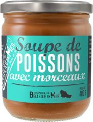 Soupe de poissons avec morceaux