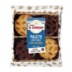 Palets nappés au chocolat noir