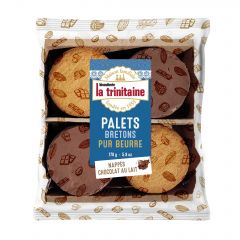 Palets nappés au chocolat au lait