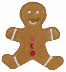 Bonhomme de pain d'épices à la pâte d'amande