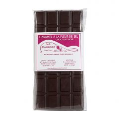 Tablette de chocolat noir caramel au beurre salé