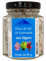 Fleur de Sel de Guérande aux algues - petit pot